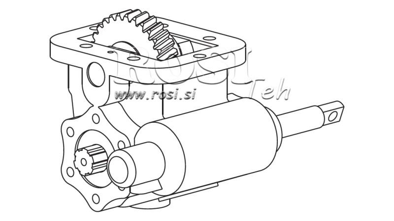 HIDRAULINIO PUMPAVIMO VARIKLIS - ZF- MB 800 ŠONAS