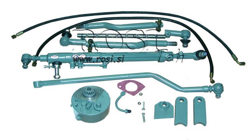 JUEGO DE DIRECCIÓN HIDRÁULICA AUXILIAR MASSEY FERGUSON X 35 Eje Curvado