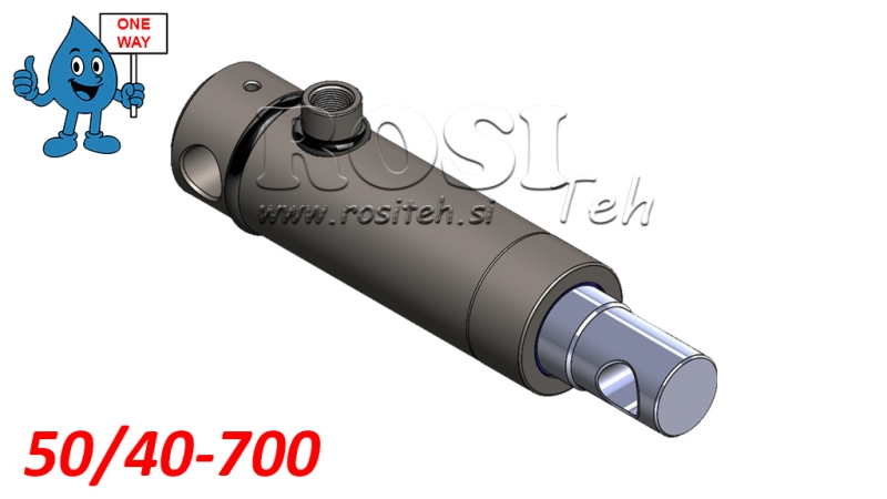 HIDRAULINIS CILINDRAS MONO 50/40-700