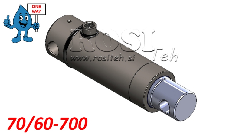HIDRAULINIS CILINDRAS MONO 70/60-700