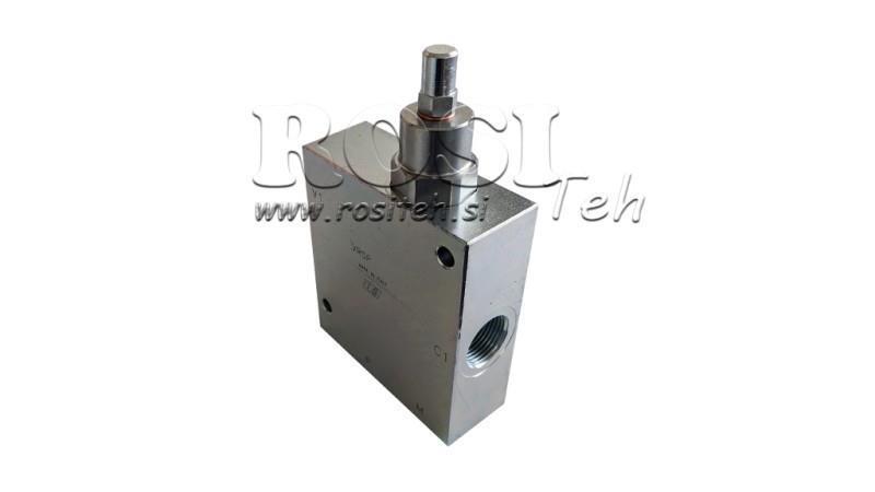 VALVOLA A DOPPIA VELOCITÀ CUBE HI-LO VRSP V1230 95lit - 350bar