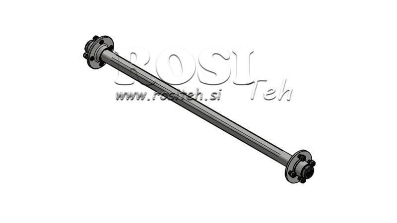 AKSEL FOR HENGER 950KG UTEN BREMS (1000 MM)