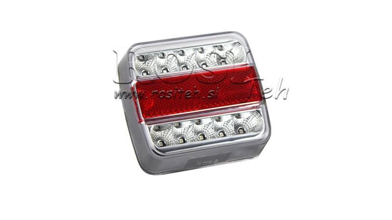 LED GALINIS ŽIBINTAS PRIE TRAUKINIO SU 4 FUNKCIJOMIS 12V BALTA