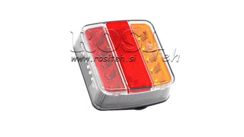 LED GALINIS ŽIBINTAS PRIEKABAI SU 4 FUNKCIJOMIS 12V