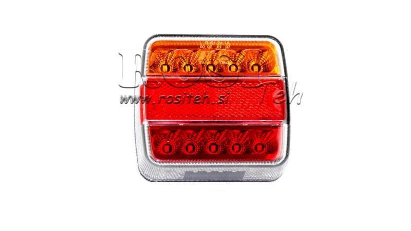 LED GALINIS ŽIBINTAS PRIEKABAI SU 4 FUNKCIJOMIS 12V