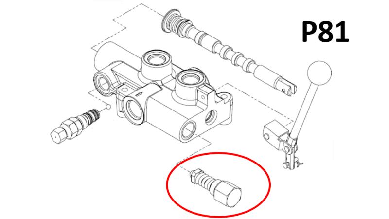 DEKOMPRESSIONSVENTIL FÜR P81