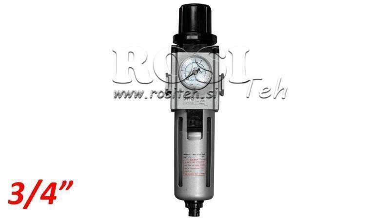 PNEUMATINIS FILTRAS REGULIATORIUS 600 G3/4 40µ 0-10b