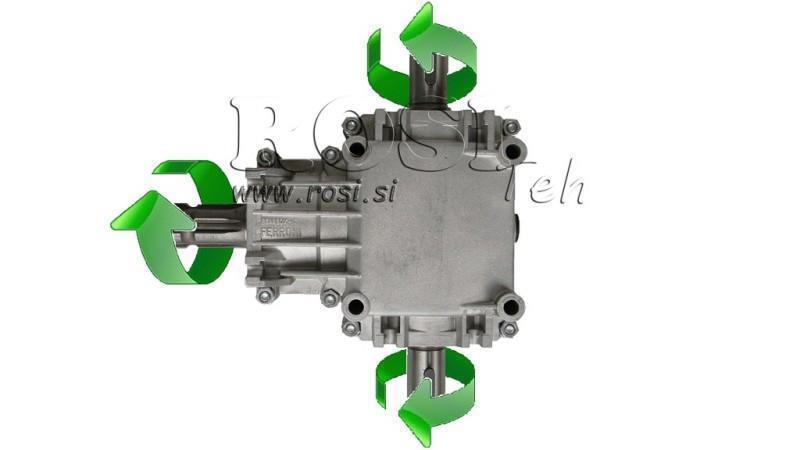 RIDUTTORE ANGOLARE PTO-R22T 1:2 (23HP-17kW)