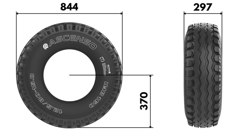 11,5/80-15,3 PNEVMATICA AW909 14PL