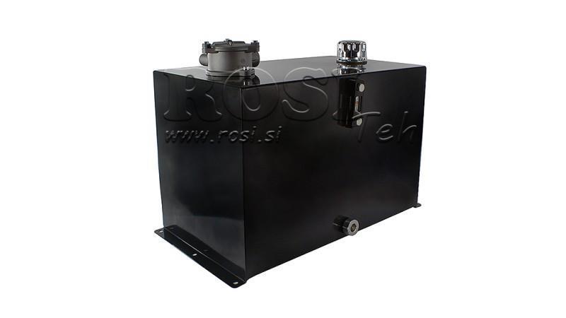 SERBATOIO IN METALLO 75 LITRI CUBO 400x355x653mm COMPLETO DI ATTREZZATURA