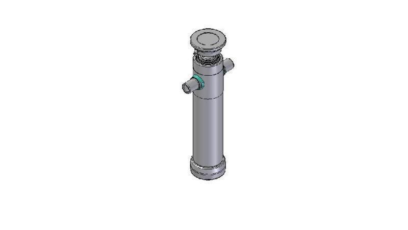 2036S -TELESCOPIC ZYLINDER STANDARD/KUGEL 3 STUFEN HUB 1043 DURCHMESSER 95