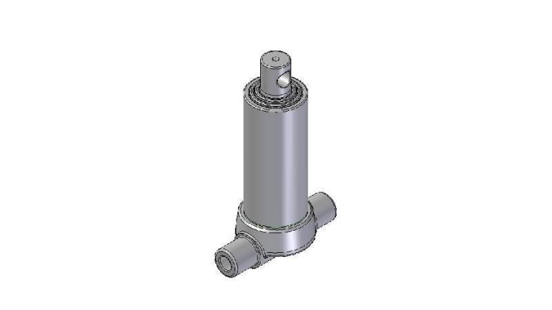 2532F - CILINDRO TELESCOPICO INFERIORE – BUCO 3 STADI VIAGGIO 593 DIAMETRO 95