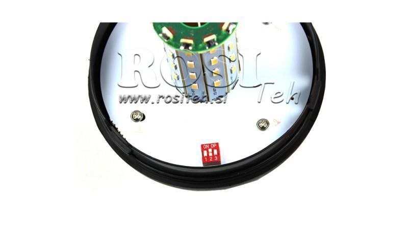 LUCE ROTANTE A LED MONTATA GOBICA 12V-24V
