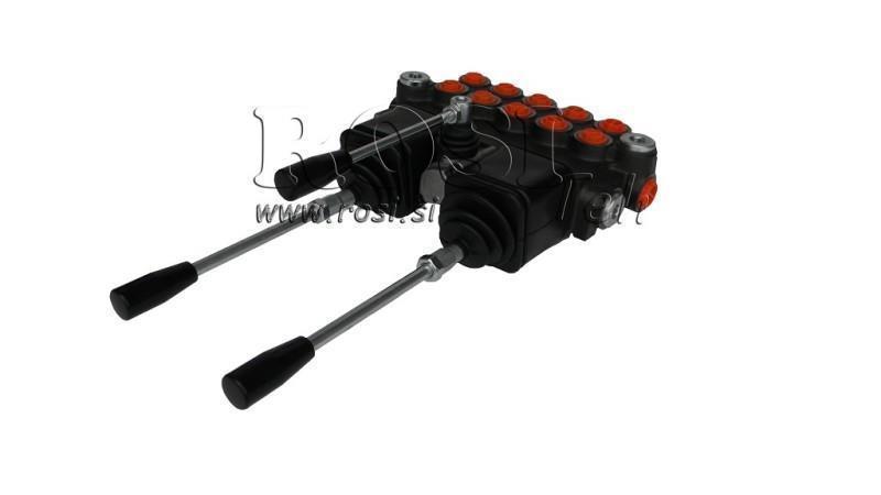 VALVOLA IDRAULICA 5xP40 2x JOYSTICK
