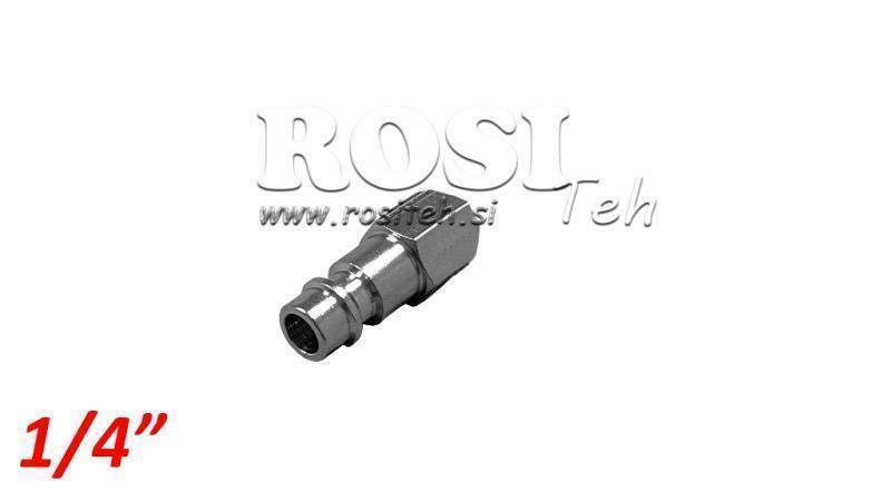CONNESSIONE RAPIDA PNEUMATICA MASCHIO FILETTATURA INTERNA G014 - DN7.2