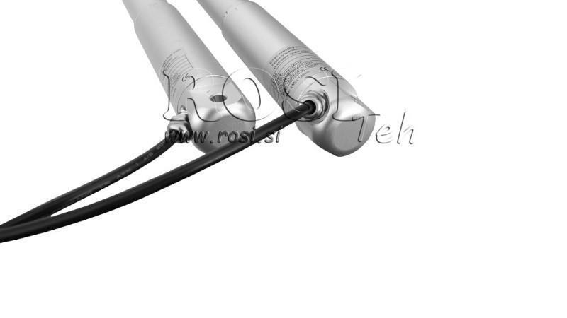 CILINDRO ELETTRICO 12V 150kg-5mm/sec CORSO 500mm