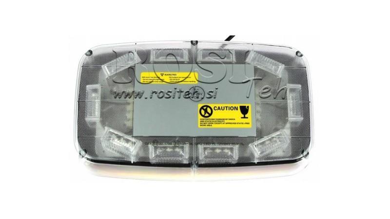 LED MAGNETYCZNE ŚWIATŁO OBROTOWE 20 LED 50W 12V-24V