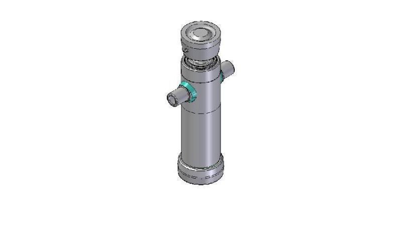 3021S -CYLINDER TELESKOPOWY STANDARD/KULKA 2 ETAPY SKOKU 495 ŚREDNICA 95