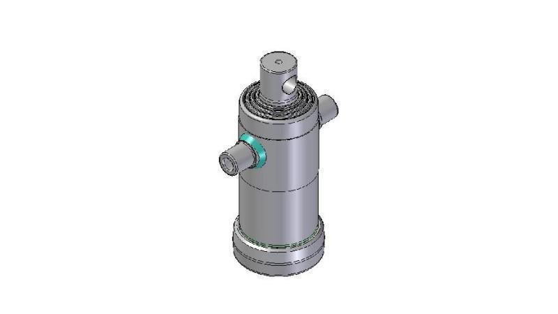 3042F -TELESCOPINIS CILINDRAS STANDARD/ANGOS 4 ETAPAI STROKE 830 FI 124