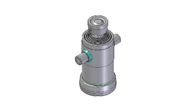 3052S -CYLINDER TELESCOPICZNY STANDARDOWY/KULOWY 5 ETAPÓW SKOK 1230 ŚREDNICA 152
