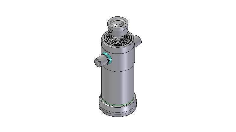 3053S -TELESCOPIC CYLINDER STANDARD/BALL 5 STAGE SLAG 1480 DIAMETER 152