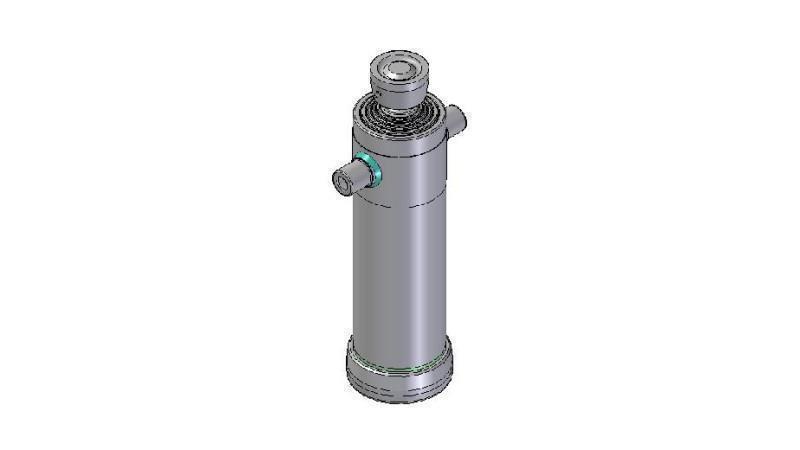 3055S - TELESCOPISK CYLINDER STANDARD/KUGLE 5 TRIN SLAG 2130 DIAMETER 152
