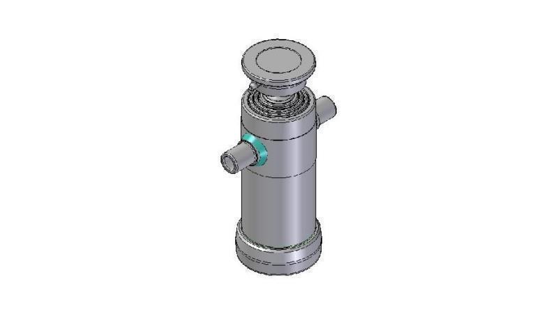 3063S - CYLINDER TELESCOPICZNY STANDARDOWY/KULKA 4 ETAPY SKOK 790 ŚREDNICA 112