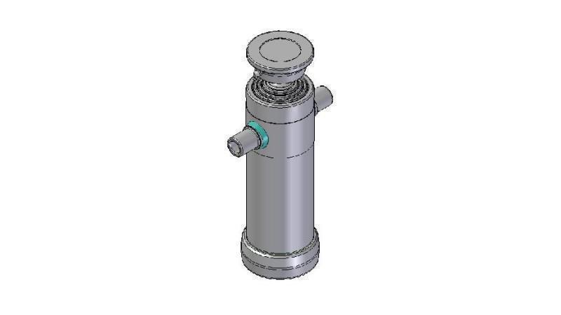 3064S - CYLINDER TELESCOPICZNY STANDARDOWY/KULKA 4 ETAPY SKOK 910 ŚREDNICA 112