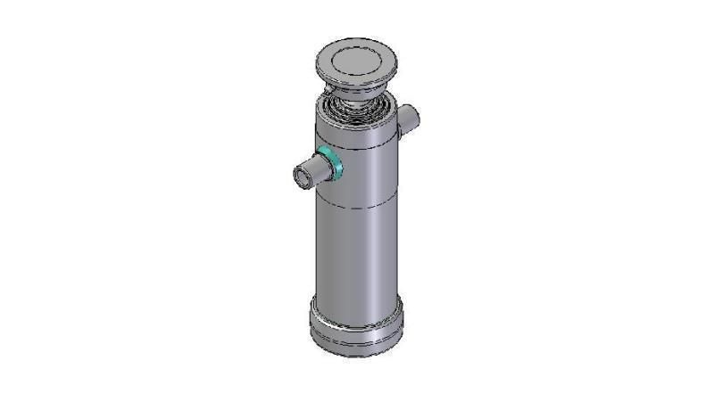 3066S -TELESCOPISK CYLINDER STANDARD/BOLD 4 TRIN SLAG 1190 DIAMETER 112