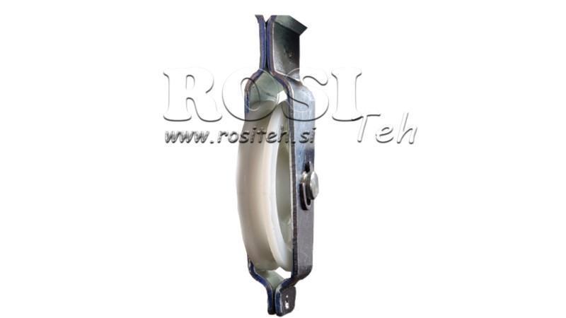MANIGLIA L280 CON PULEGGIA FI48mm