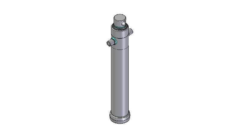 4029F -CILINDRU TELESCOPIC STANDARD/GAURĂ 2 ETAPE CUSCĂ 1395 DIAMETRU 124