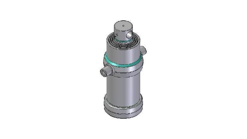 4082F - TELESCOPISCHE CYLINDER STANDAARD/GAAT 4 FASES REIS 1470 DIAMETER 190