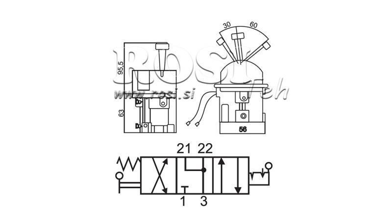 Schema_2 3 JOYSTICK PNEUMATICO