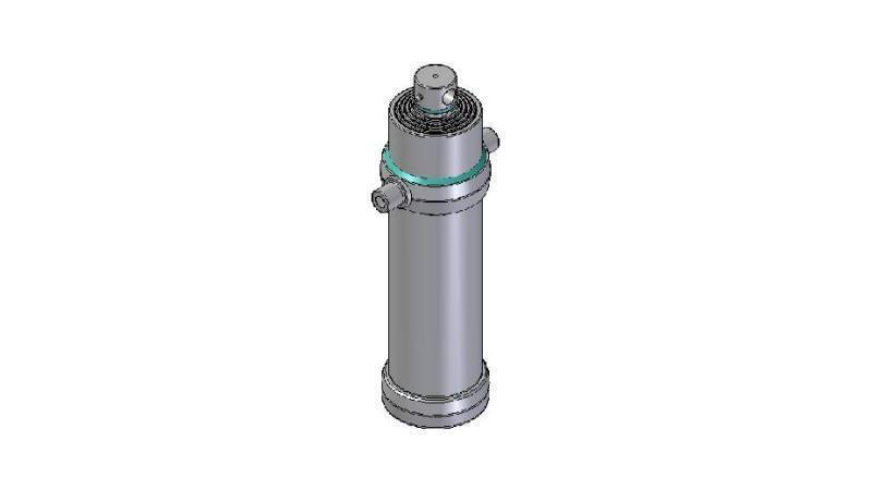 5011F -CILINDRO TELESCOPICO STANDARD/BUCO 5 STADI CORSO 2990 FI 190