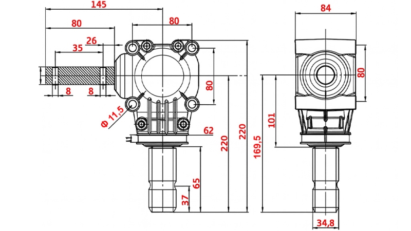 KAMPINIS PAVARŲ DĖŽĖ L-150J 1:1 (12HP-9KW)