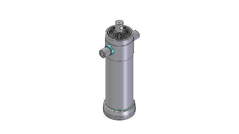 6010F -CILINDRO TELESCOPICO STANDARD/BUCO 6 STADI VIAGGIO 2257 FI 152