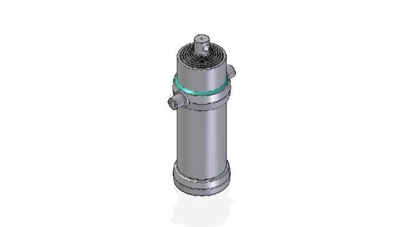 7022F -CYLINDER TELESKOPOWY STANDARDOWY/OTWÓR 7 ETAPÓW SKOKU 3445 ŚREDNICA 190
