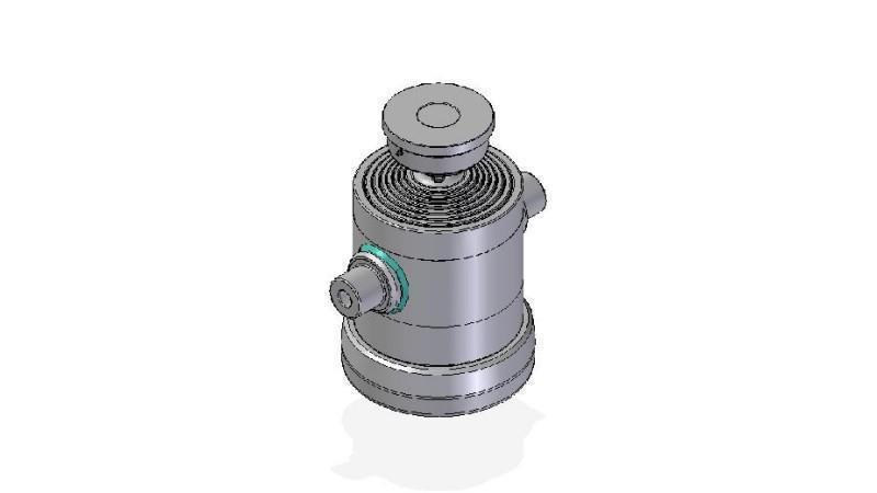 7061S -TELESCOPISK SYLINDER STANDARD/KULE 7 TRINN REISE 1687 DIAMETER 270