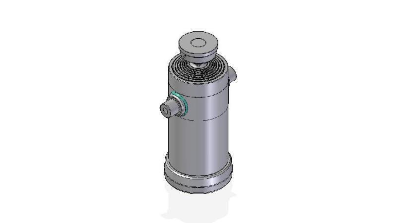 7067S -TELESCOPISK SYLINDER STANDARD/KULE 7 TRINN REISE 3242 DIAMETER 270
