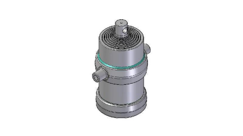 8022F -TELESCOPIC Sylinder STANDARD/HULL 8 TRIN SLAG 2290 FI 215