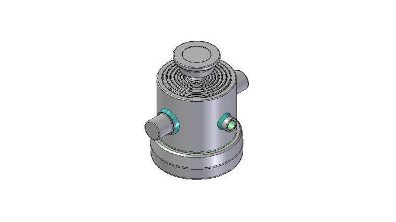 8300S -TELESCOPIC CYLINDER STANDARD/BALL 8 STUFEN HUB 1000 DURCHMESSER 190