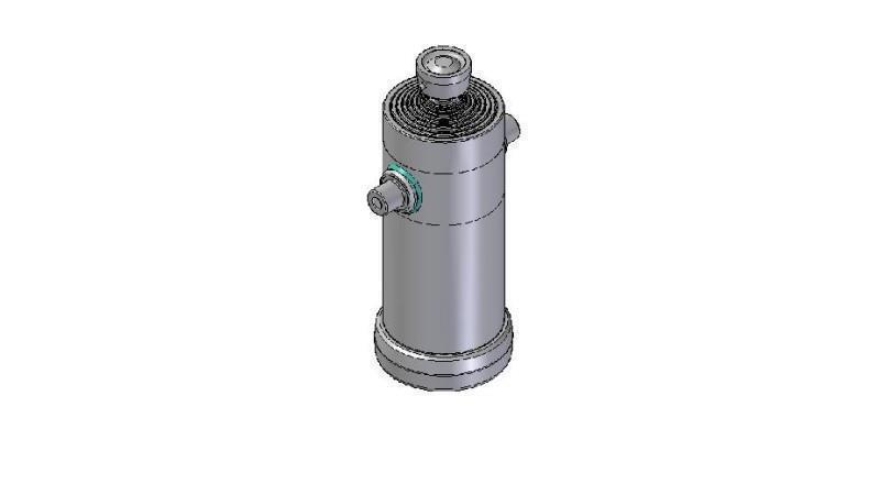 9016S -CYLINDER TELESKOPOWY STANDARD/KULKA 9 ETAPÓW PRZESUNIĘCIA 4040 ŚREDNICA 240