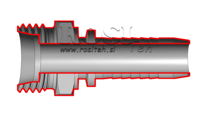 HIDRAVLIČNI PRIKLJUČEK CES 25 S MOŠKI DN19-M36x2