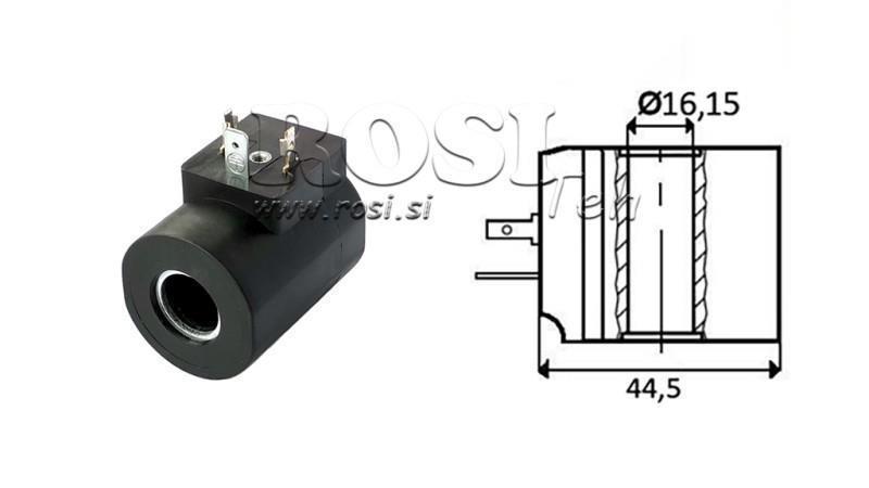 BOBINA ELETTROMAGNETICA 24V DC - CB10 - fi 16.15mm-50.2mm 26W