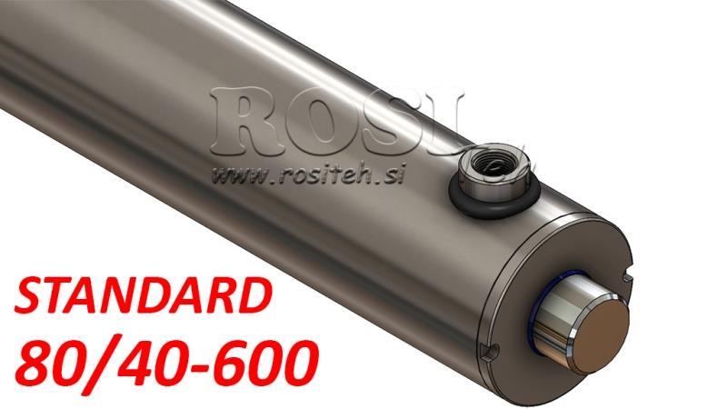 HIDRAULINIS CILINDRAS STANDARDAS 80/40-600