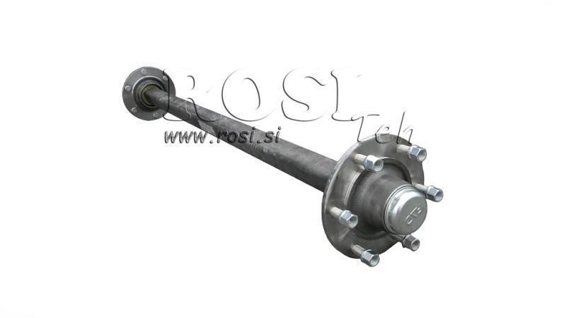 ASSE PER RIMORCHIO 5000 kg SENZA FRENI