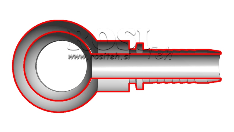HIDRAVLIČNI PRIKLJUČEK RNR OČESNI DN20-1