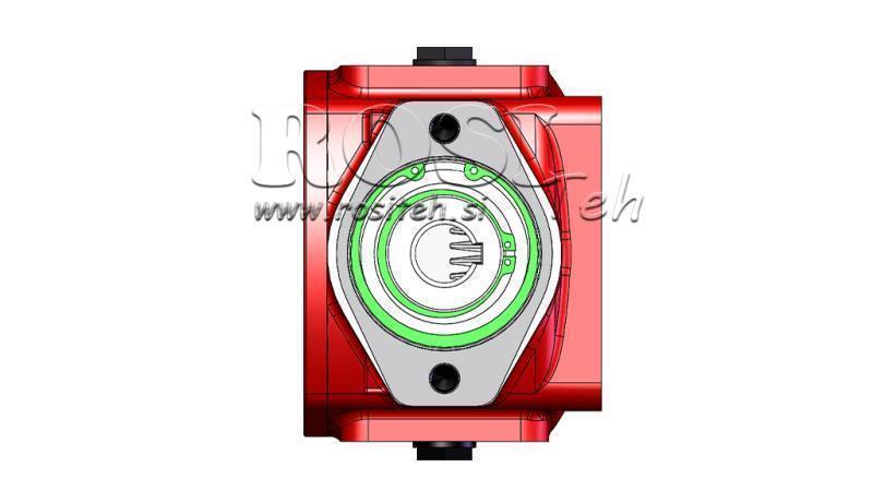 VÄXELLÅDA - VÄXELLÅDA RT45 FÖR HYDRAULISK MOTOR MP/MR FÖRHÅLLANDE 1.9:1