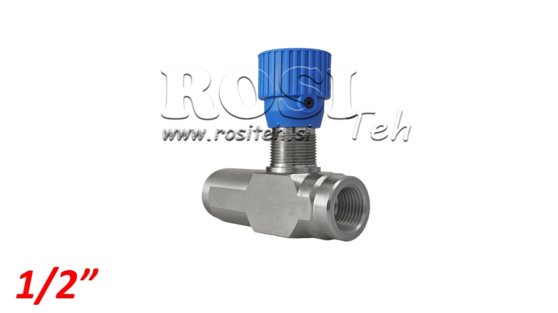 FLOW REGULATOR VRFU - DAMPING NON-RETURN VALVE 1/2 UNIDIRECTIONAL - 50LIT