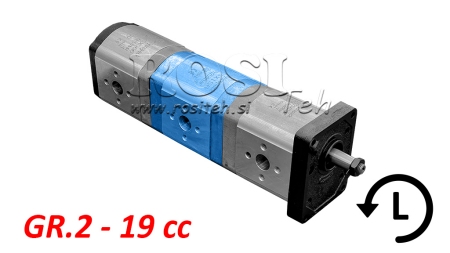 HYDRAULINEN PUMPPU 20A19X156 KESKIOSA 2 19 CC VASEN